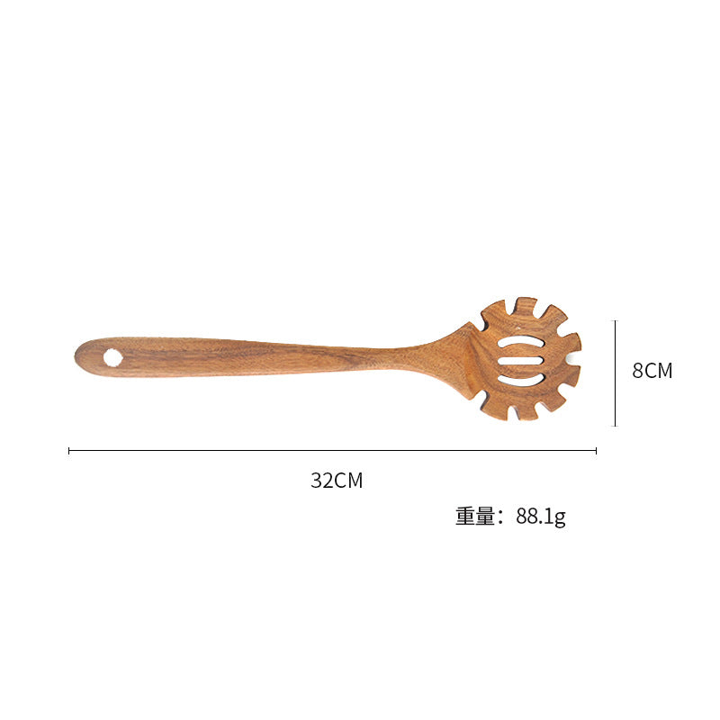 7-Piece Teak Kitchen Utensil Set