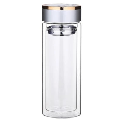 Double-Walled Glass Tea Infuser Cup