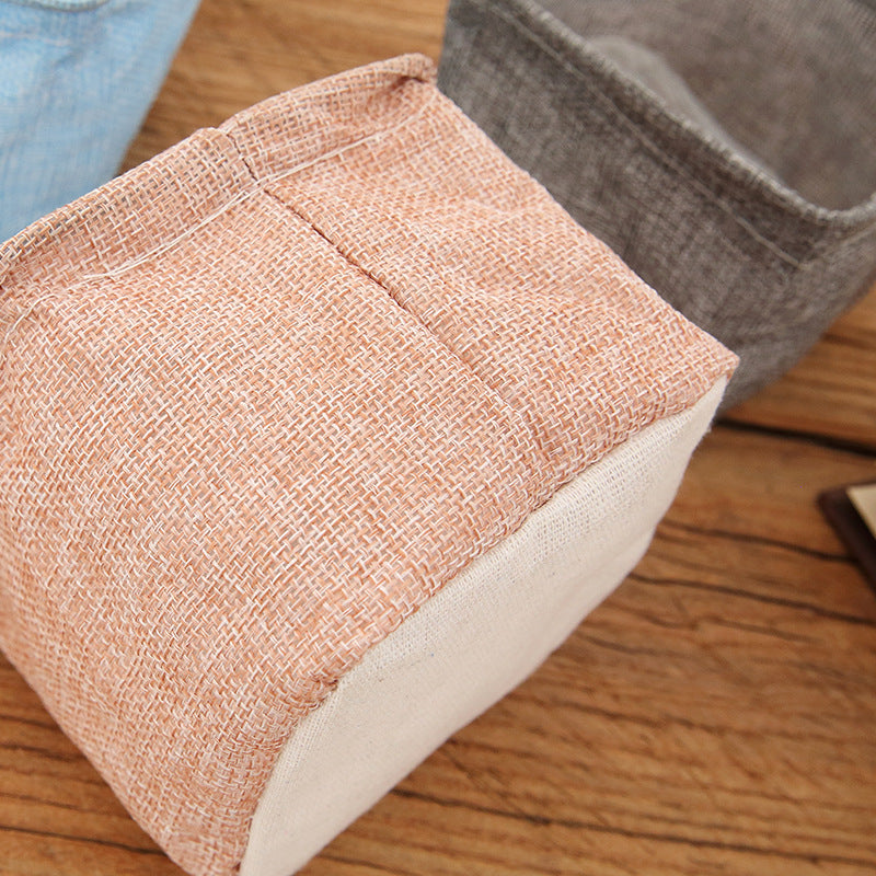 Cotton & Linen Desk Basket