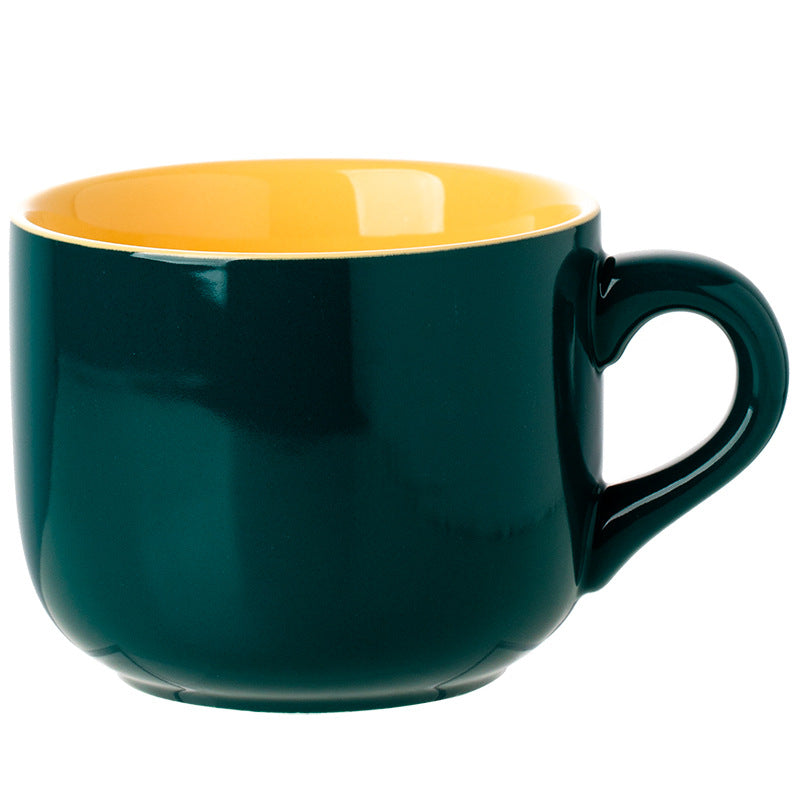 Large Ceramic Oatmeal Mug