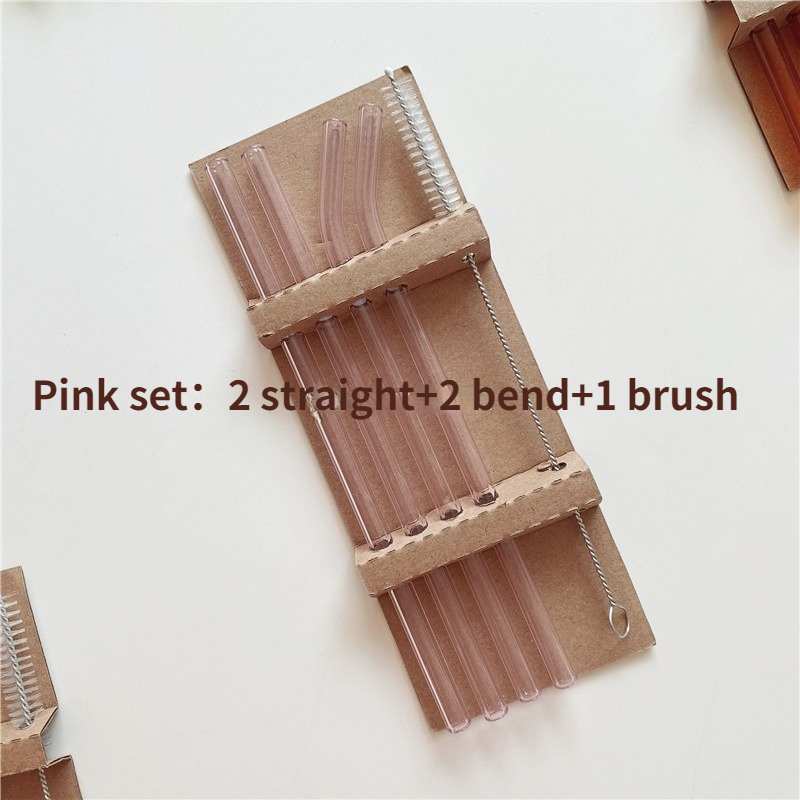Borosilicate Glass Straws (Reusable Set)