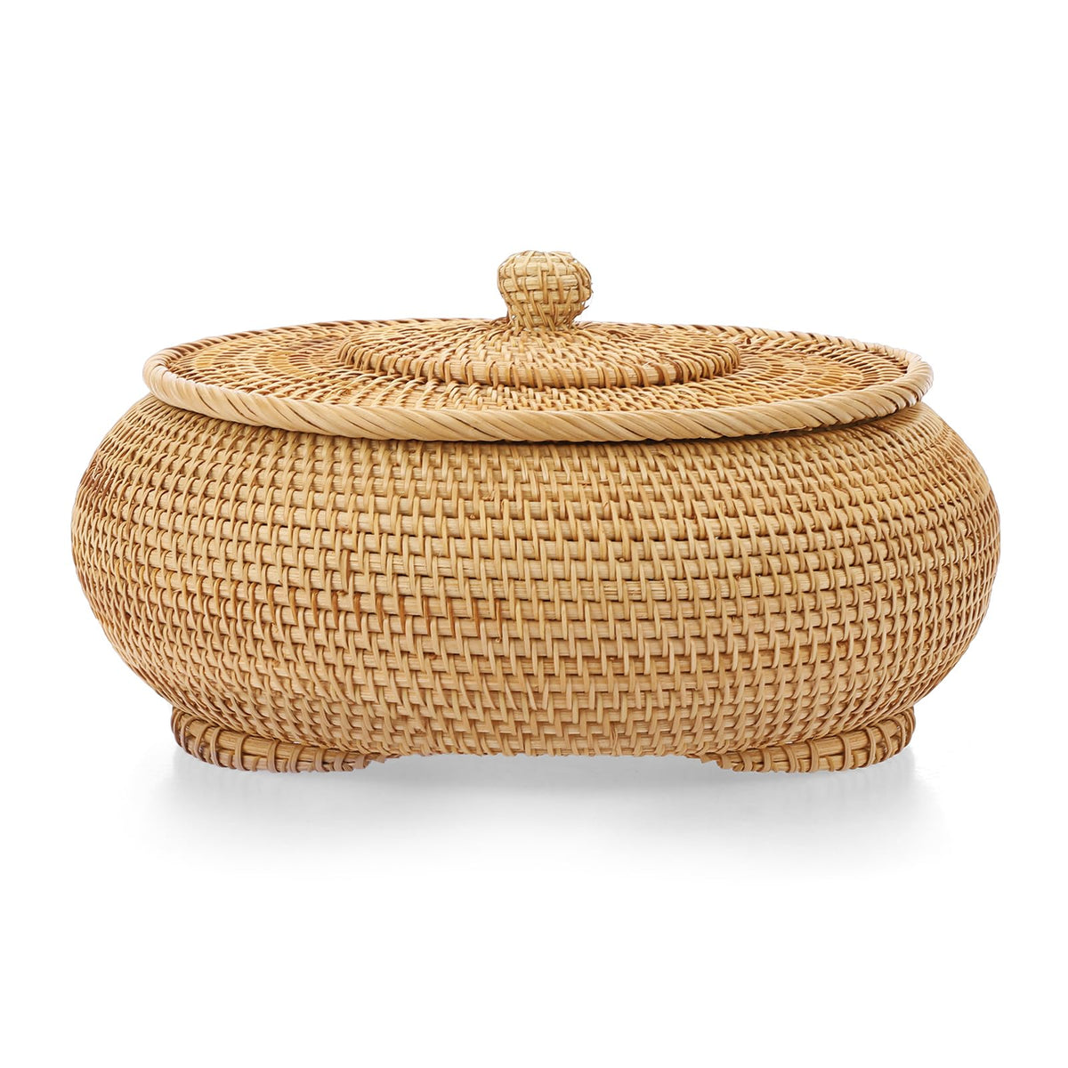 Rattan Storage Box with Lid