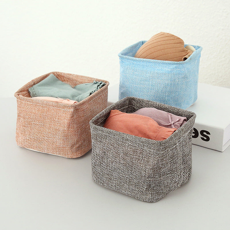 Cotton & Linen Desk Basket