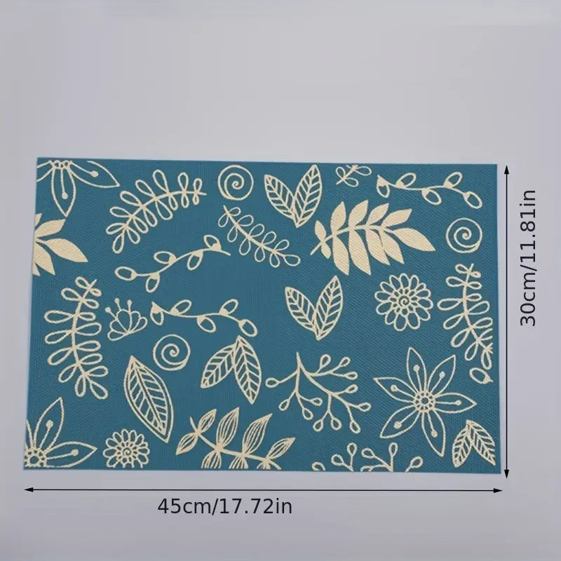 Leaf Print Table Mat