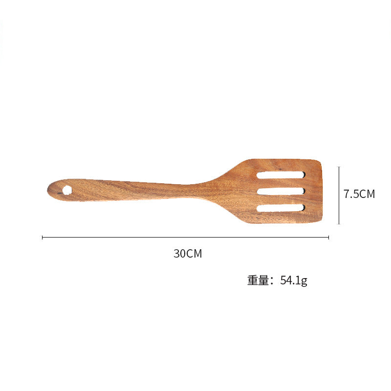 7-Piece Teak Kitchen Utensil Set