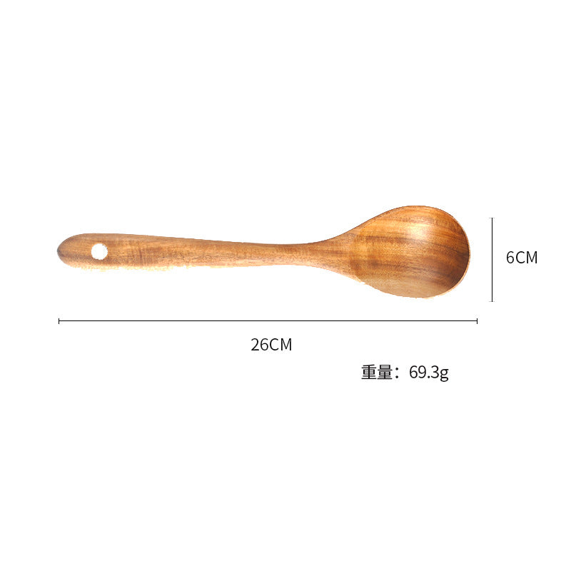 7-Piece Teak Kitchen Utensil Set