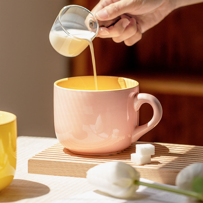 Large Ceramic Oatmeal Mug