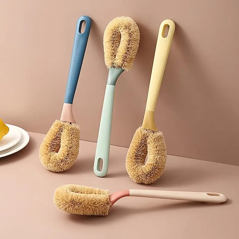 Long-Handled Coconut Fibre Dish Brush
