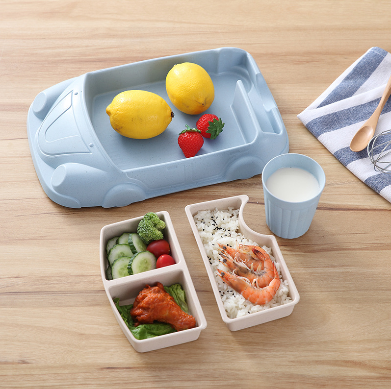 Bamboo Fibre Kids Tableware Set