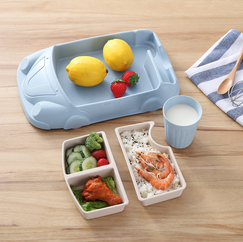 Bamboo Fibre Kids Tableware Set