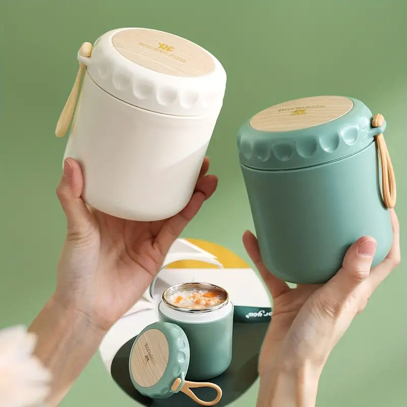 Ceramic Mug with Lid & Straw