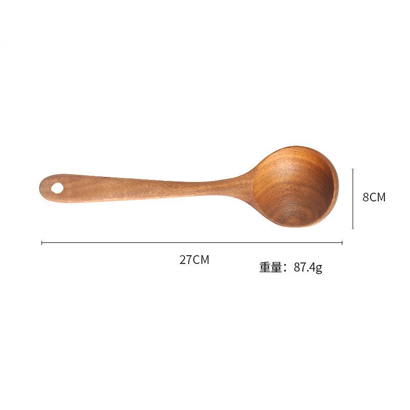 7-Piece Teak Kitchen Utensil Set