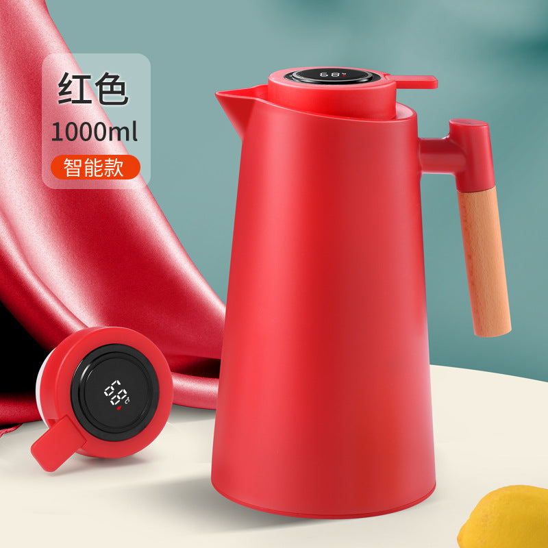 Insulated Press-Top Water Jug (Glass Liner)
