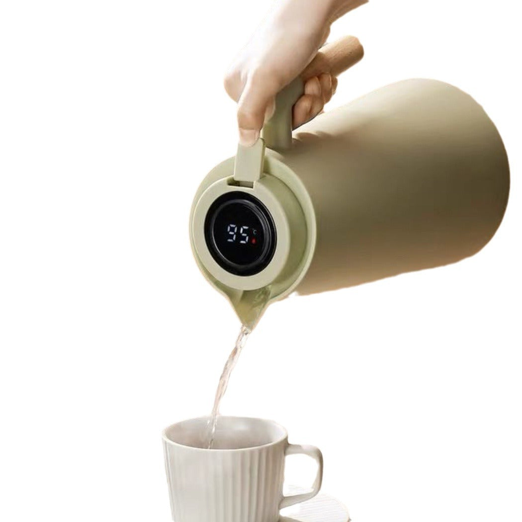Insulated Press-Top Water Jug (Glass Liner)