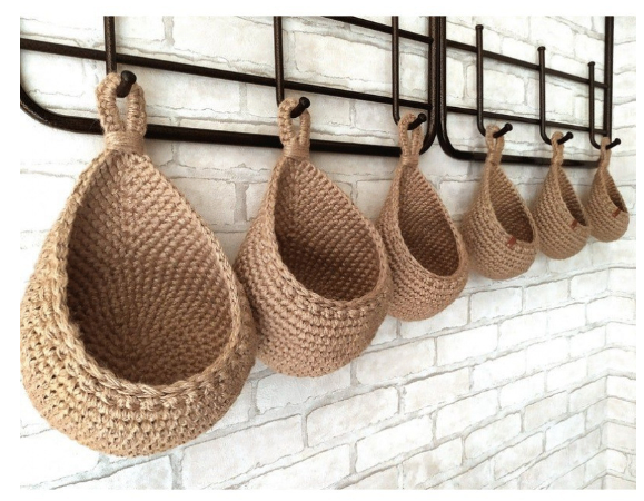 Hanging Wall Fruit & Vegetable Basket