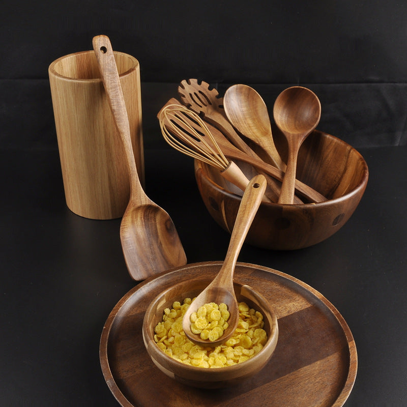 7-Piece Teak Kitchen Utensil Set