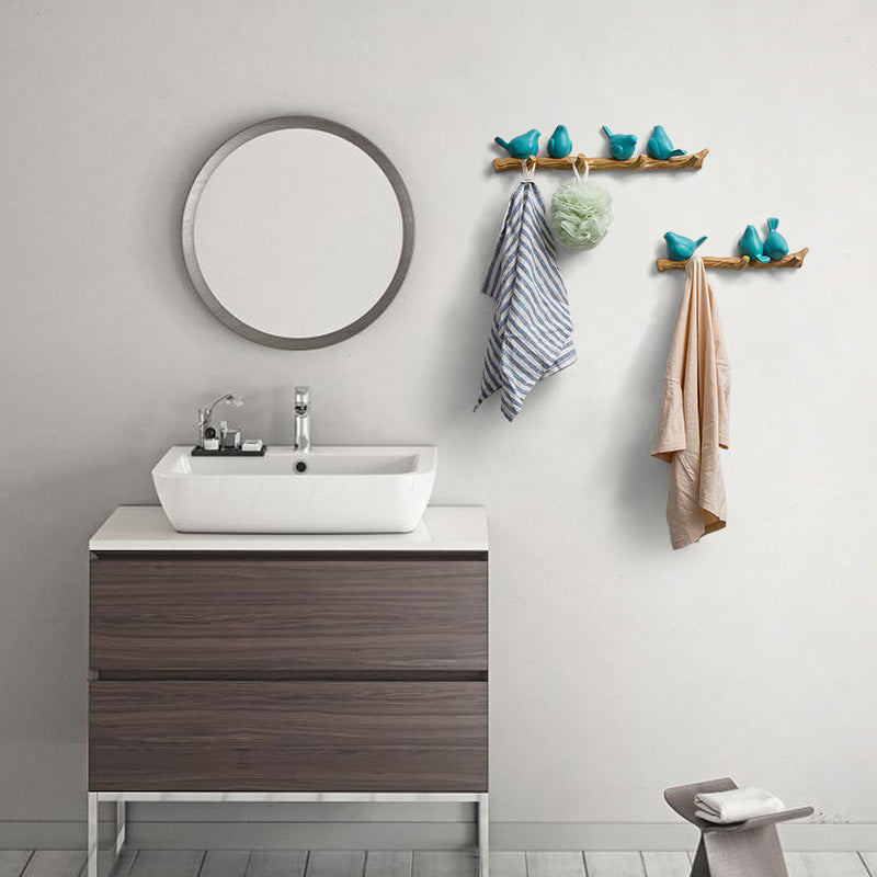 Nordic Style Bird Wall Hook for Clothing and Accessories