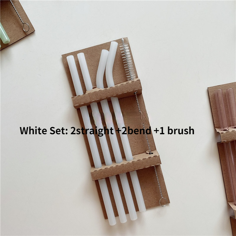 Borosilicate Glass Straws (Reusable Set)