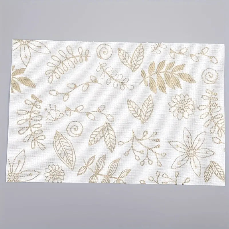 Leaf Print Table Mat