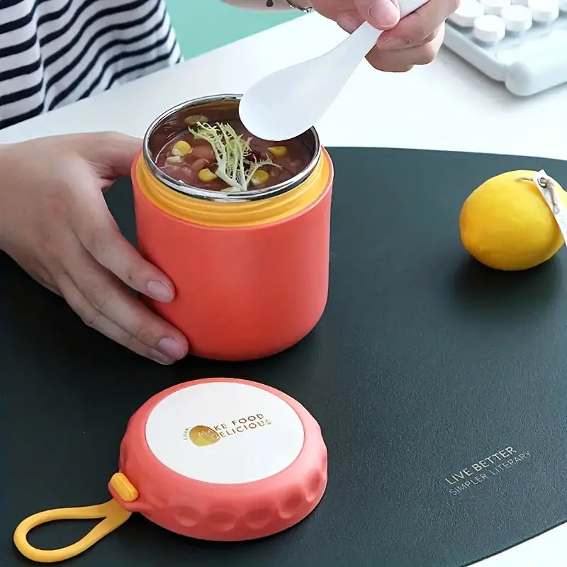 Ceramic Mug with Lid & Straw