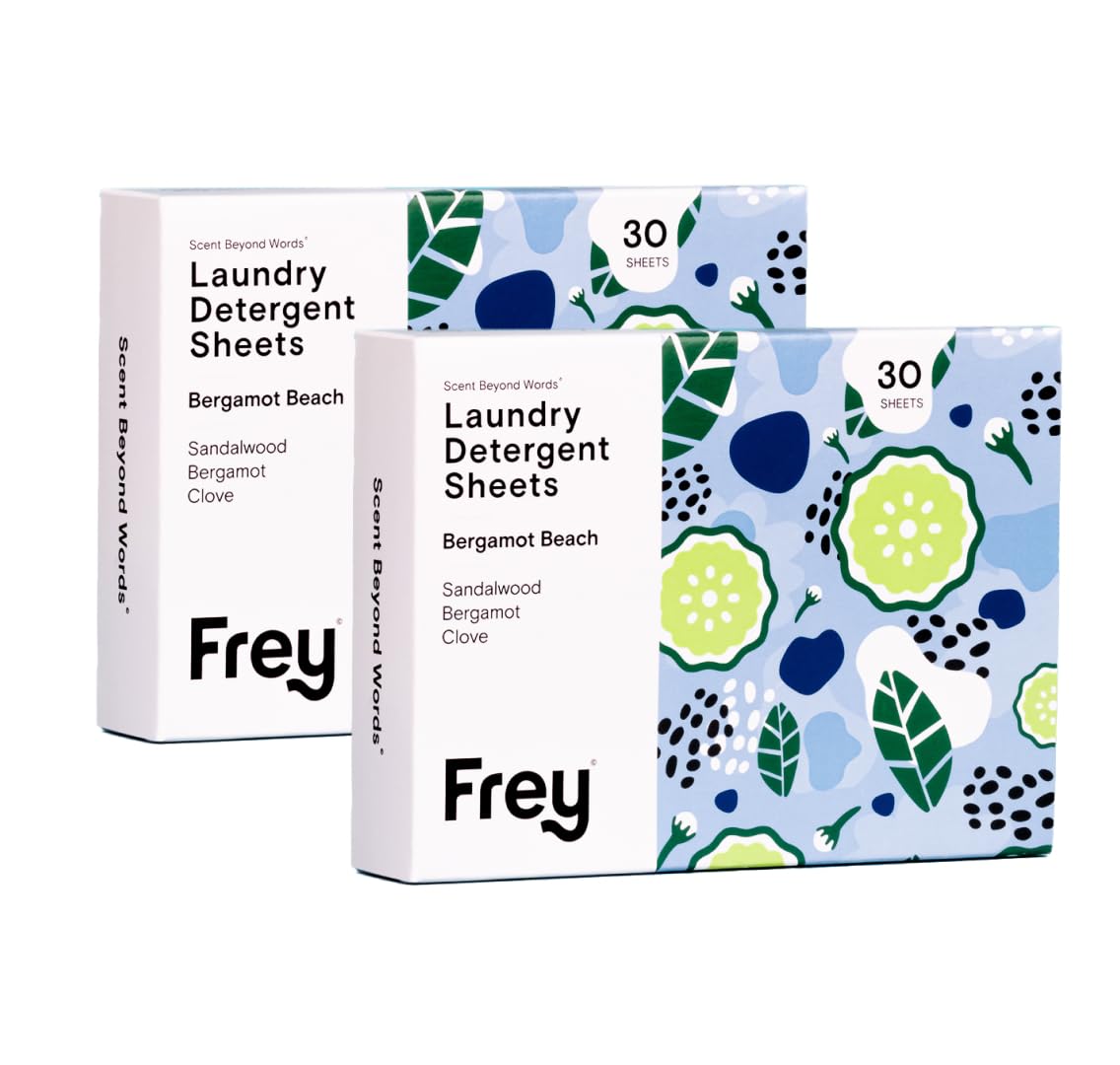 Plant-Derived Laundry Detergent Sheets – Bergamot Beach