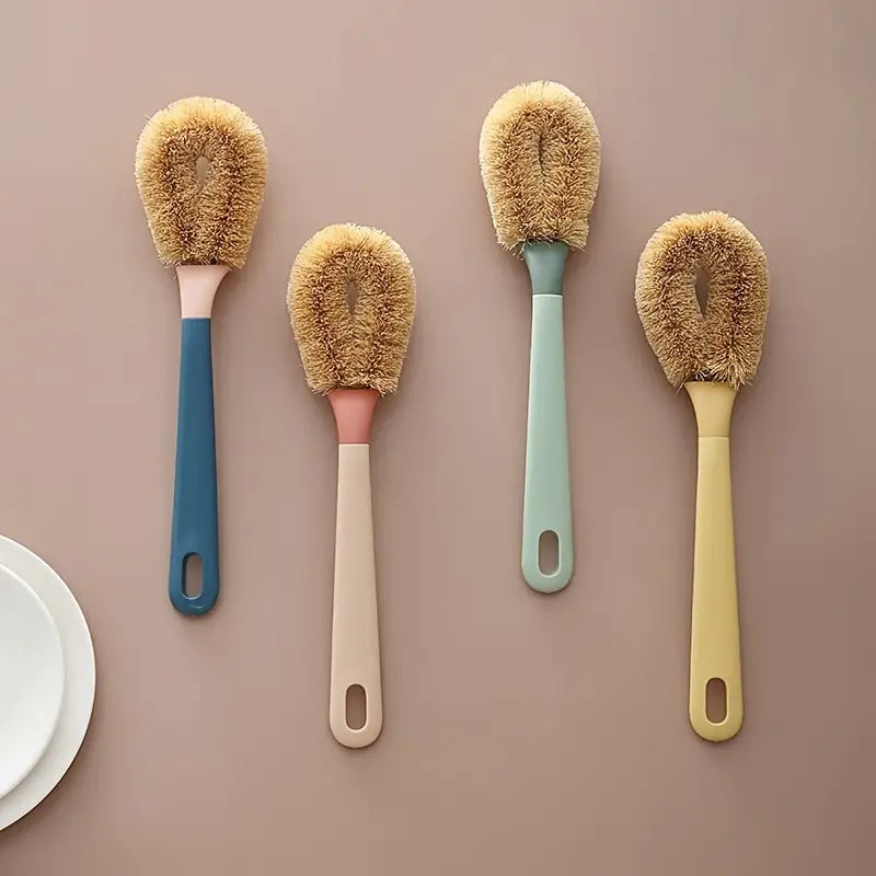Long-Handled Coconut Fibre Dish Brush