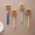 Long-Handled Coconut Fibre Dish Brush