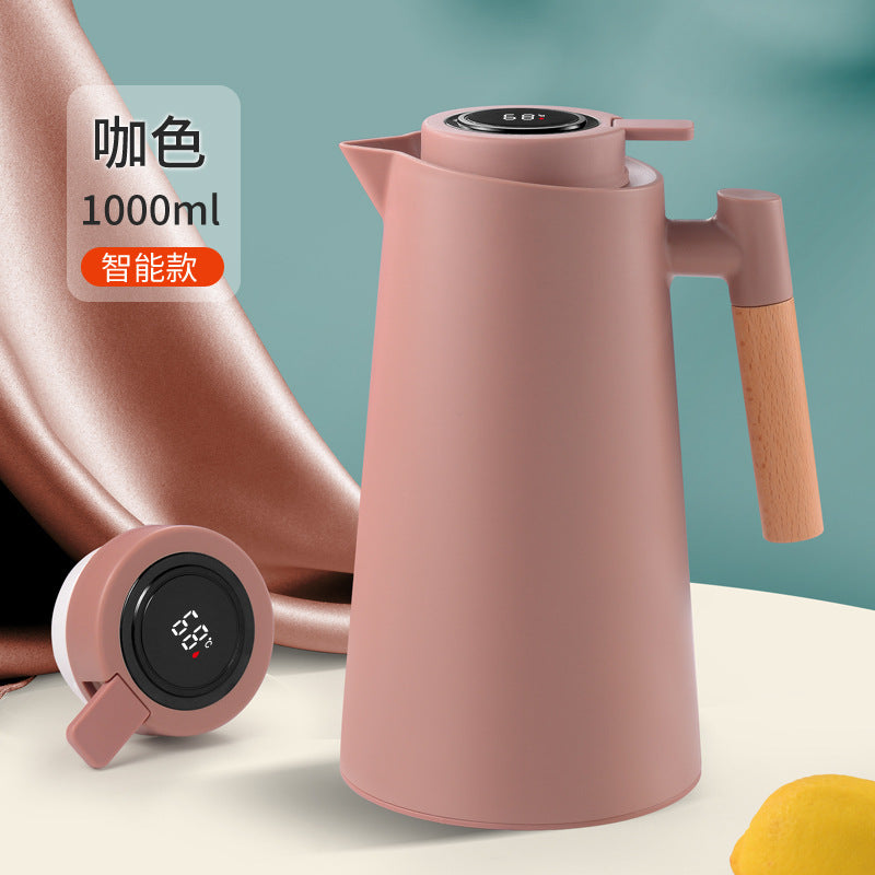 Insulated Press-Top Water Jug (Glass Liner)