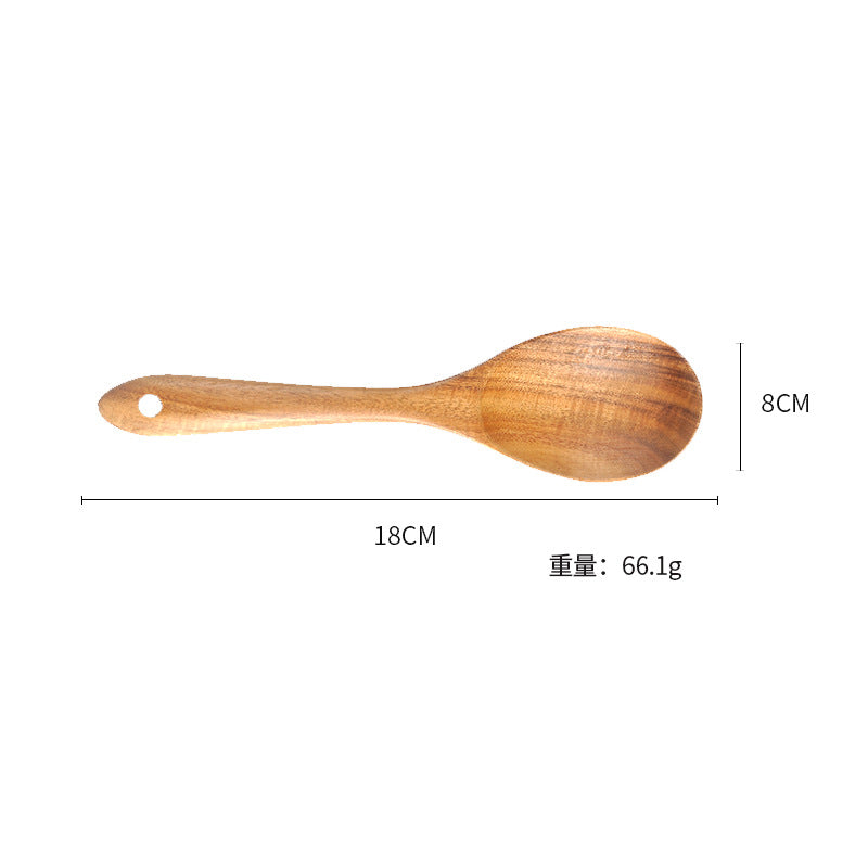 7-Piece Teak Kitchen Utensil Set