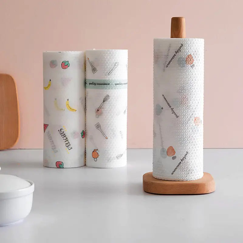 Oil-Absorbing Kitchen Paper Towels (2 Rolls)