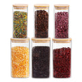 Glass Pantry Canister Set (Set of 6)