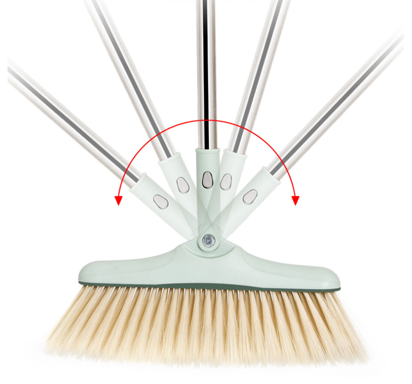 Rotating Broom and Dustpan Set for Home Use