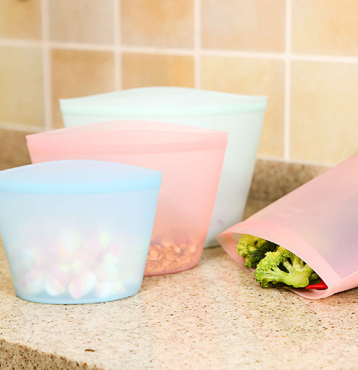 Reusable Silicone Food Storage Bags